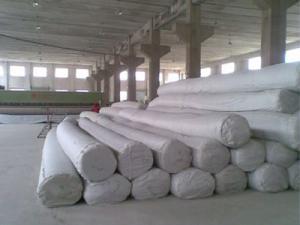 Needle-punched geotextile